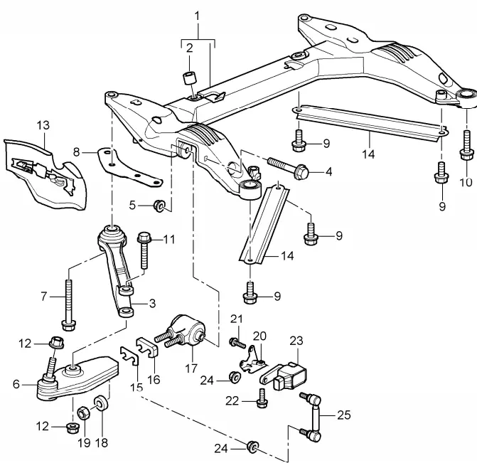 (New) 911 Gt3 Suspension Control Arm Mount 1999-05 2
