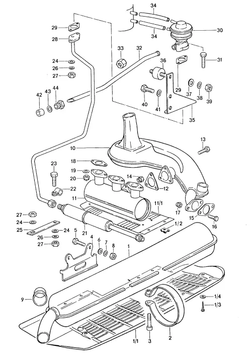 (New) 911 Muffler Bracket - 1969-83 2