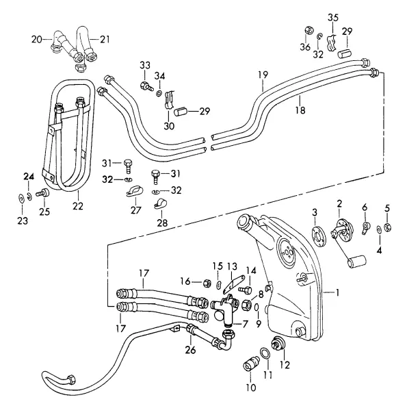 (New) 911 Oil Line Bracket Bushing - 1970-89 2