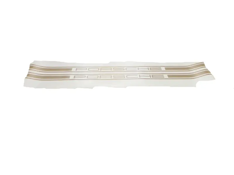 (New) 911 Porsche Adhesive Logo Left And Right Gold - 1965-73 2