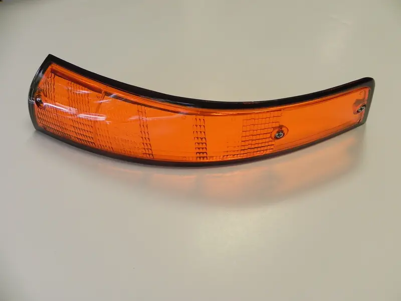 (New) 911 Porsche Left Front Us Turn Signal Lens With Black Trim - 1973 2