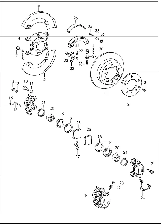 (New) 911 Rear Brake Expanding Spring - 1965-69 1