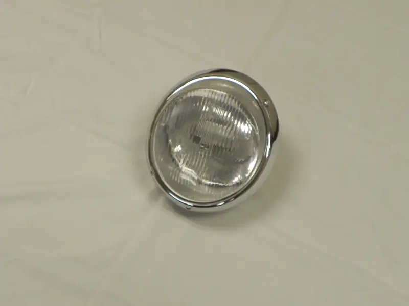 (New) 911 Rhd H4 Headlight Assembly With Chrome Trim - 1968-86 1