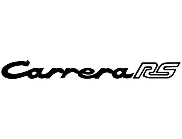 (New) 911 Rs Black Carrera Rs Decklid Decal - 1972-73 1