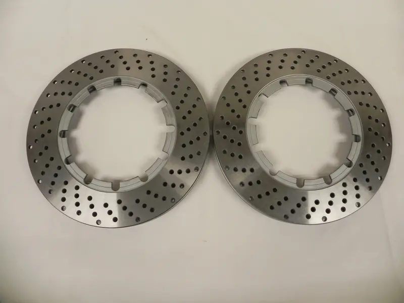 (New) 911 Rsr Pair Of Floating Brake Rotors 1