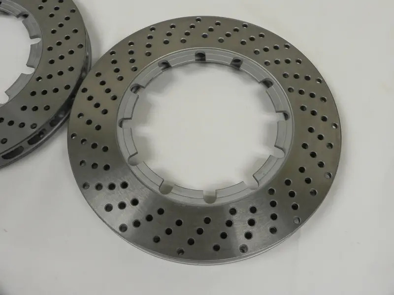 (New) 911 Rsr Pair Of Floating Brake Rotors 2