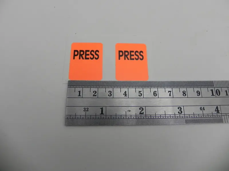 (New) 911 Seat Belt Latch Decal Set - 1972-73 2
