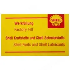 (New) 911 Shell Air Cleaner Decal - 1969-73 1