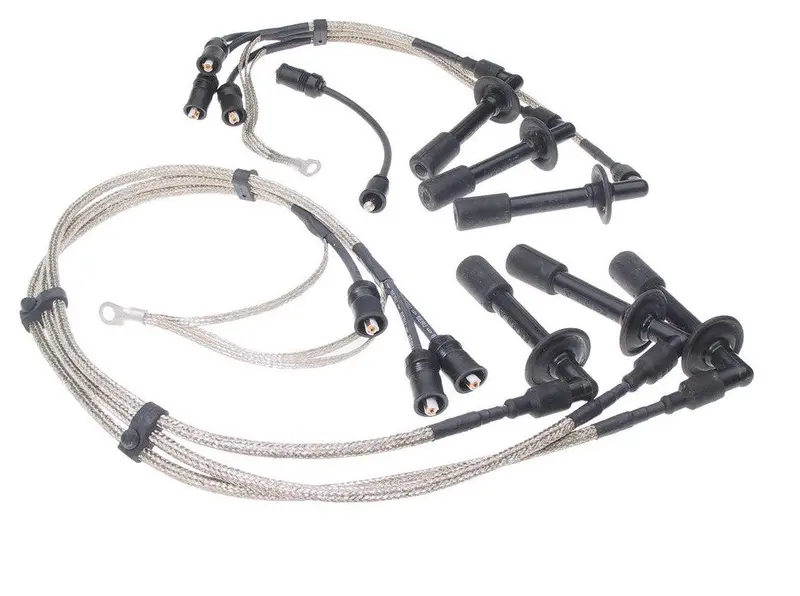 (New) 911 Stainless Steel Braided Spark Plug Wire Set 1974-83 1