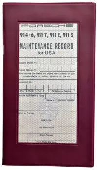 (New) 911 T/E/S & 914-6 Maintenance Manual And Insert Papers - 1969-72 1