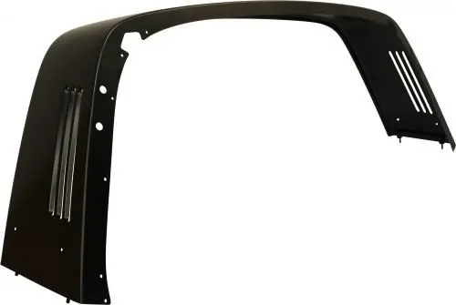 (New) 911 Targa Black Roll Bar Panel - 1973-89 1