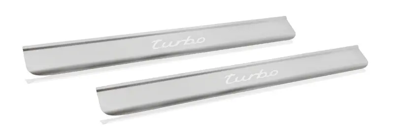 (New) 911 Turbo Stainless Door Sill Set 2001-05 1