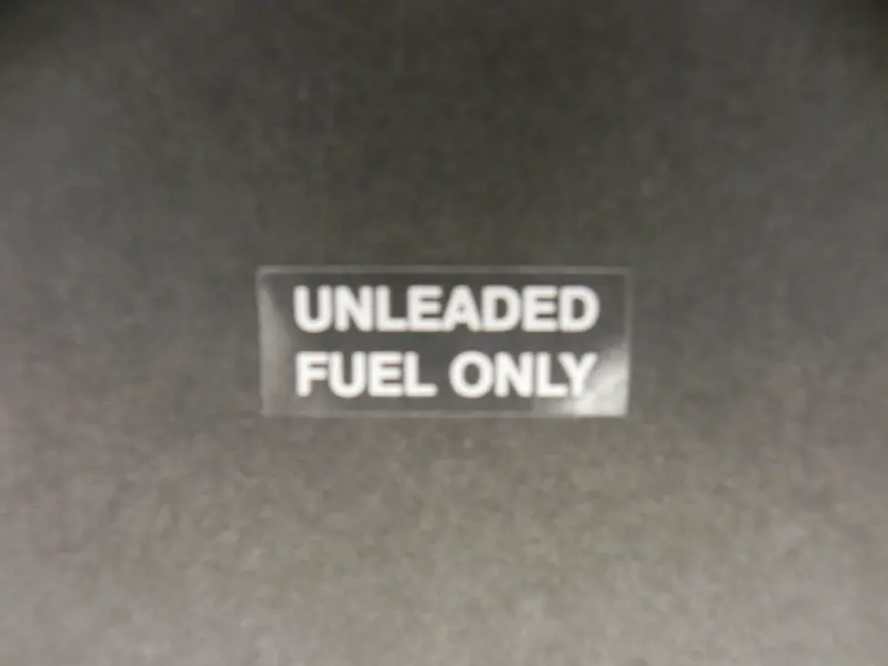 (New) 911 Unleaded Fuel Only Decal 1