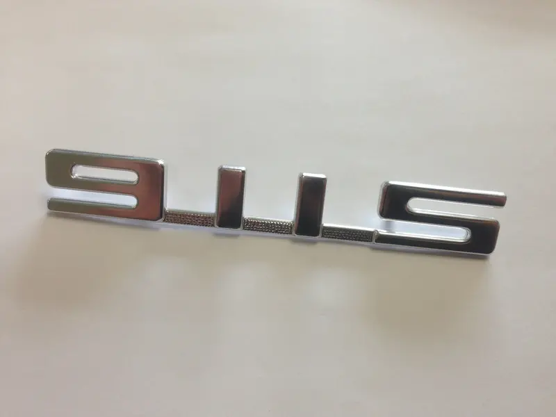 (New) 911S Rear Silver Emblem For Engine Lid - 1967-75 1