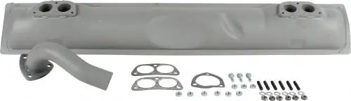 (New) 914-4 1.7L & 1.8L Muffler With Tail Pipe - 1970-74 1