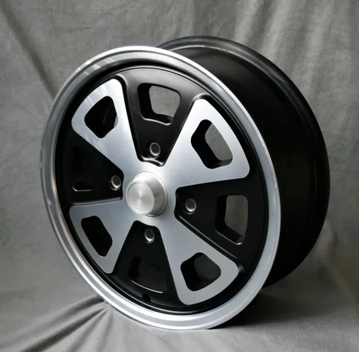 (New) 914-4 Reproduction Black 5.5Jx15 Wheel - 1970-76 1