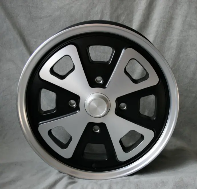 (New) 914-4 Reproduction Black 5.5Jx15 Wheel - 1970-76 2