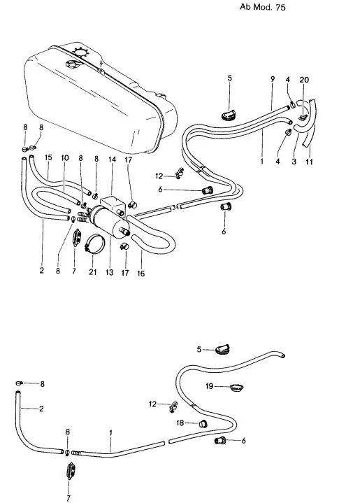 (New) 914/912E Fuel Pump 1970-76 2