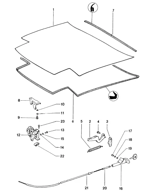 (New) 914/914-6 Hood Seal 2