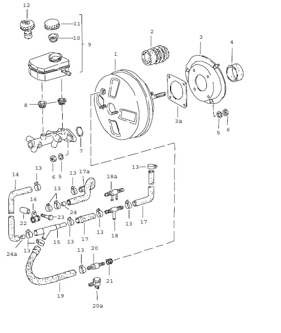 (New) 924, 944, 928, 911 Brake Line Check Valve 1982-91 2