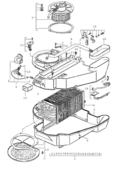 (New) 924, 944 Air Filter For Air Conditioning Unit 1979-85 2