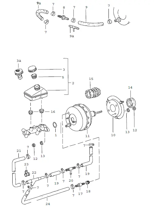(New) 924 Brake Master Cylinder Grommet 2