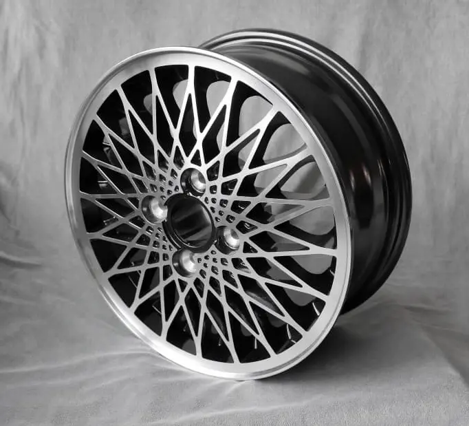 (New) 924 Reproduction Black Turbo Style 6Jx15 Wheel - 1976-88 1