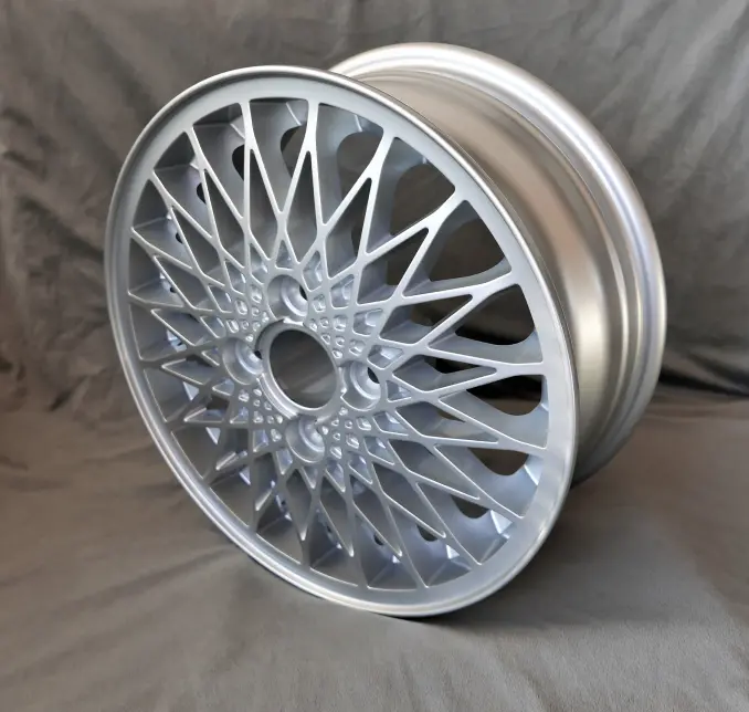 (New) 924 Reproduction Silver Turbo Style 6Jx15 Wheel - 1976-88 1