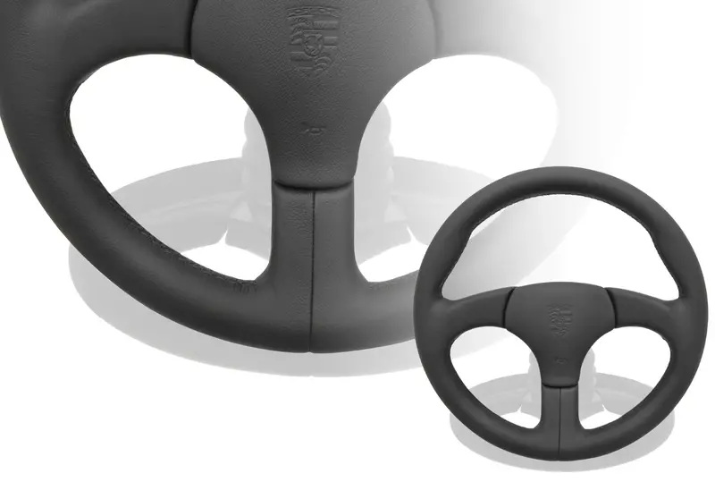 (New) 928 Black Leather Sports Steering Wheel Without Airbag 1978-90 1