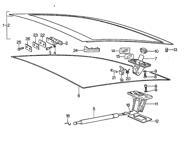 (New) 928 Rear Hatch Gasket - 1978-86 2