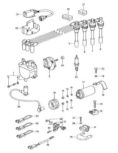 (New) 944/968/928 Camshaft Position Sensor 1987-95 2