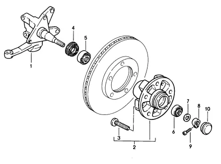 (New) 944/968/928 Front Outer Wheel Bearing 1986-95 2