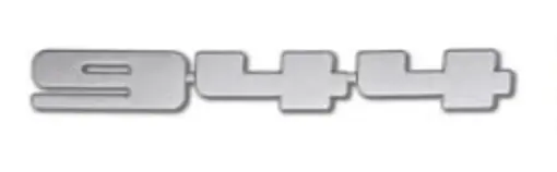 (New) 944 Emblem Silver 1983-89 1