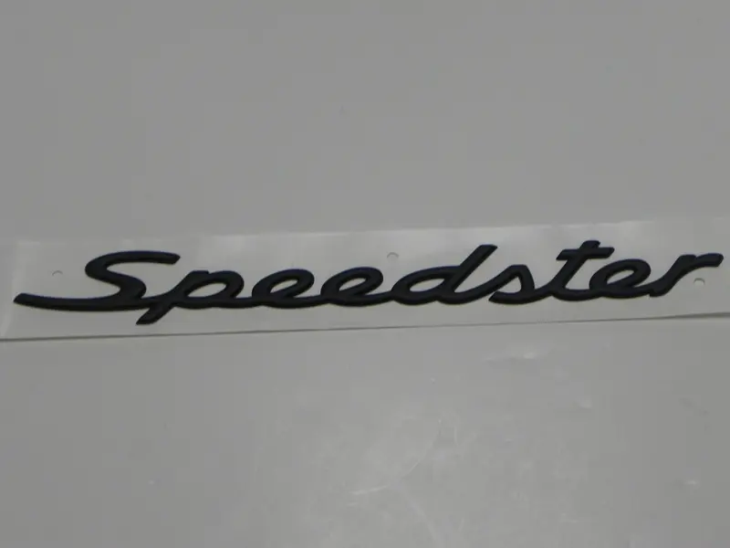 (New) 964 911 Black Script "Speedster" Emblem - 1989-94 1
