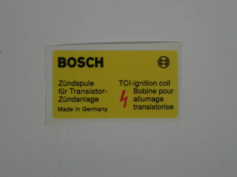 (New) 964 Bosch Coil Decal - 1989-94 1