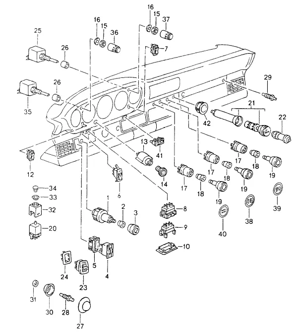 (New) 964 Cigarette Lighter Assembly - 1989-94 2