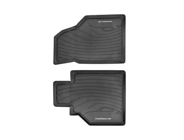 (New) 986/996 Black Rubber All-Weather Floor Mats - 1997-2005 1