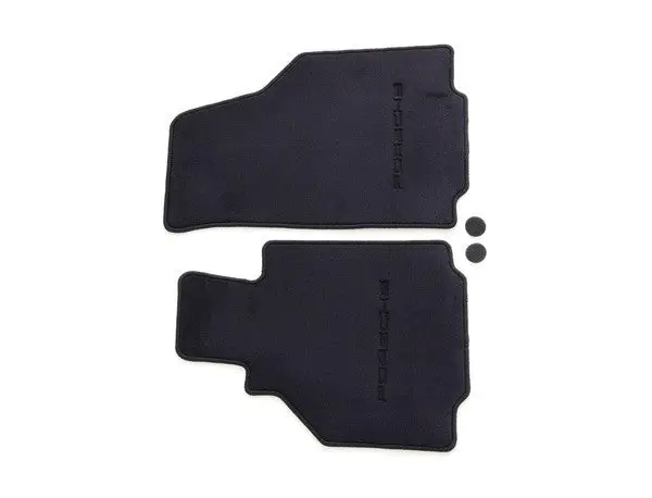 (New) 986 Boxster Set Of Two Black Floor Mats - 1997-2004 1