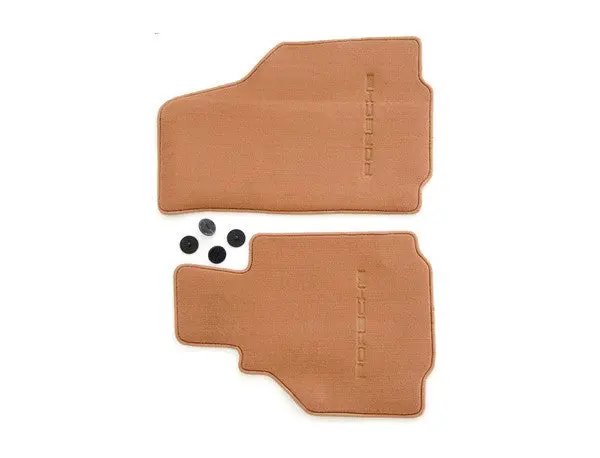 (New) 986 Boxster Set Of Two Brown Floor Mats - 1997-2004 1