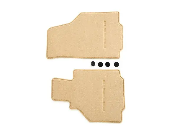 (New) 986 Boxster Set Of Two Savanne Beige Floor Mats - 1997-2004 1