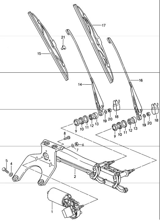 (New) 993 Wiper Arm Cap 1995-98 1