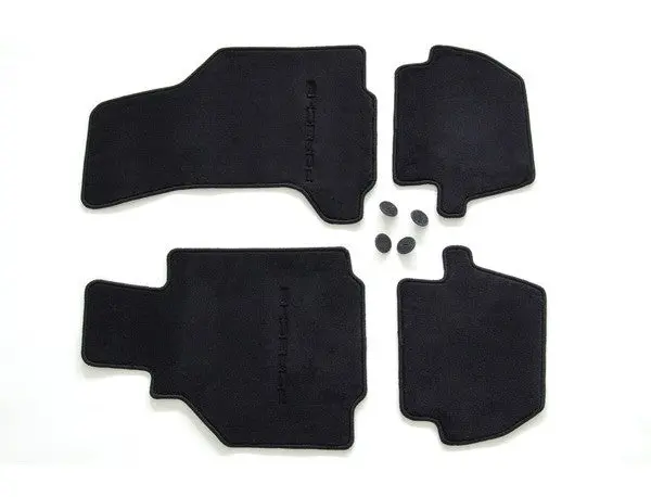 (New) 996 Cabriolet/Targa Set Of Four Black Floor Mats - 2002-05 1