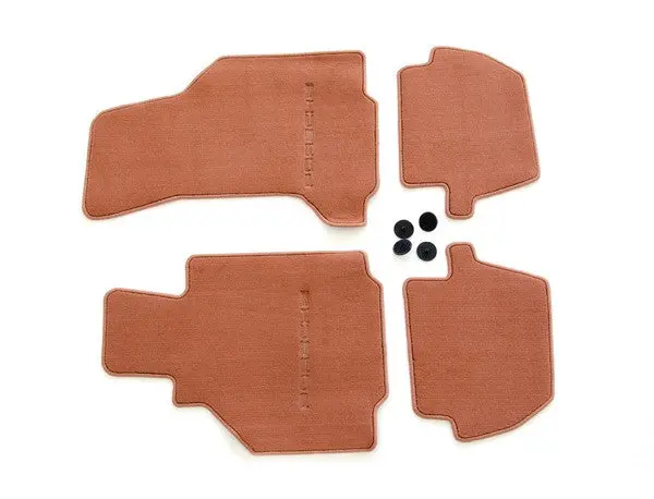(New) 996 Cabriolet/Targa Set Of Four Cinnamon Brown Floor Mats - 2002-05 1