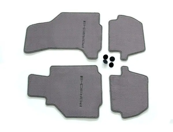 (New) 996 Cabriolet/Targa Set Of Four Graphite Gray Floor Mats - 2002-05 1