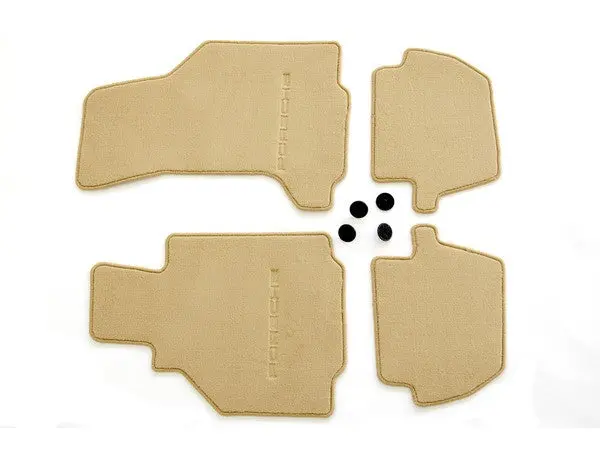 (New) 996 Cabriolet/Targa Set Of Four Savanne Beige Floor Mats - 2002-05 1