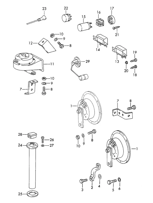 (New) Aluminum M5/3 Washer 1965-71 1