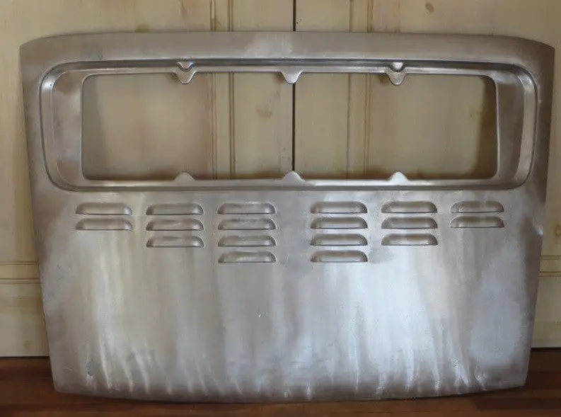 (New) Aluminum Rear Engine Lid With Louvers- 1965-94 1