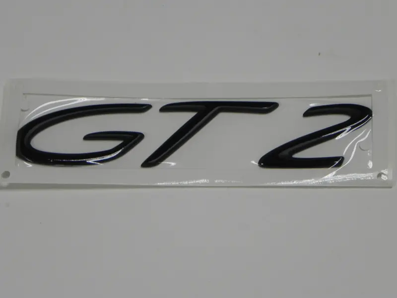 (New) Black "Gt2" Emblem - 1999-05 1
