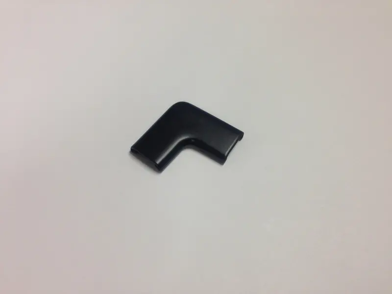 (New) Black Upper Quarter Window Trim Corner Piece - 1984-94 1