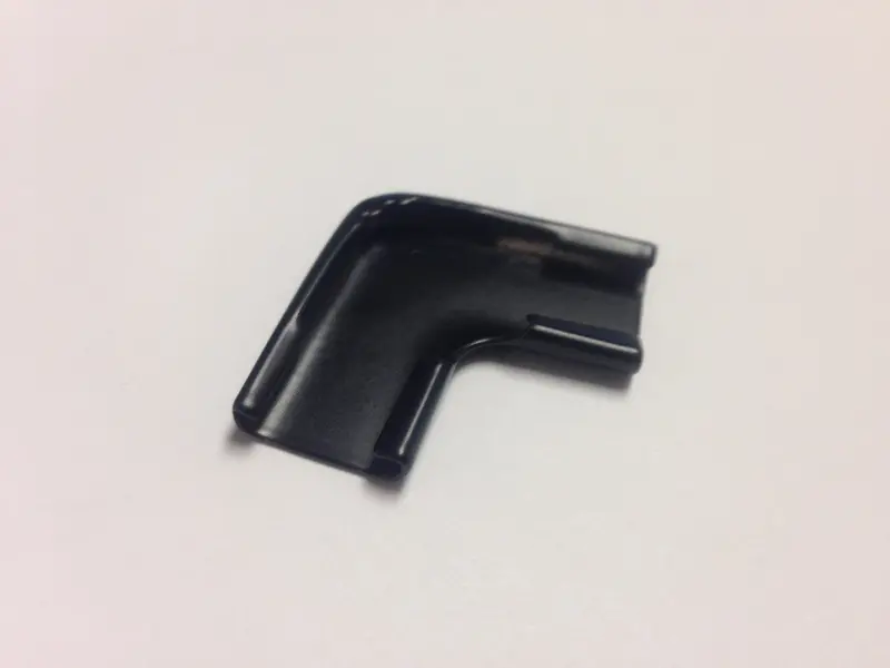 (New) Black Upper Quarter Window Trim Corner Piece - 1984-94 2